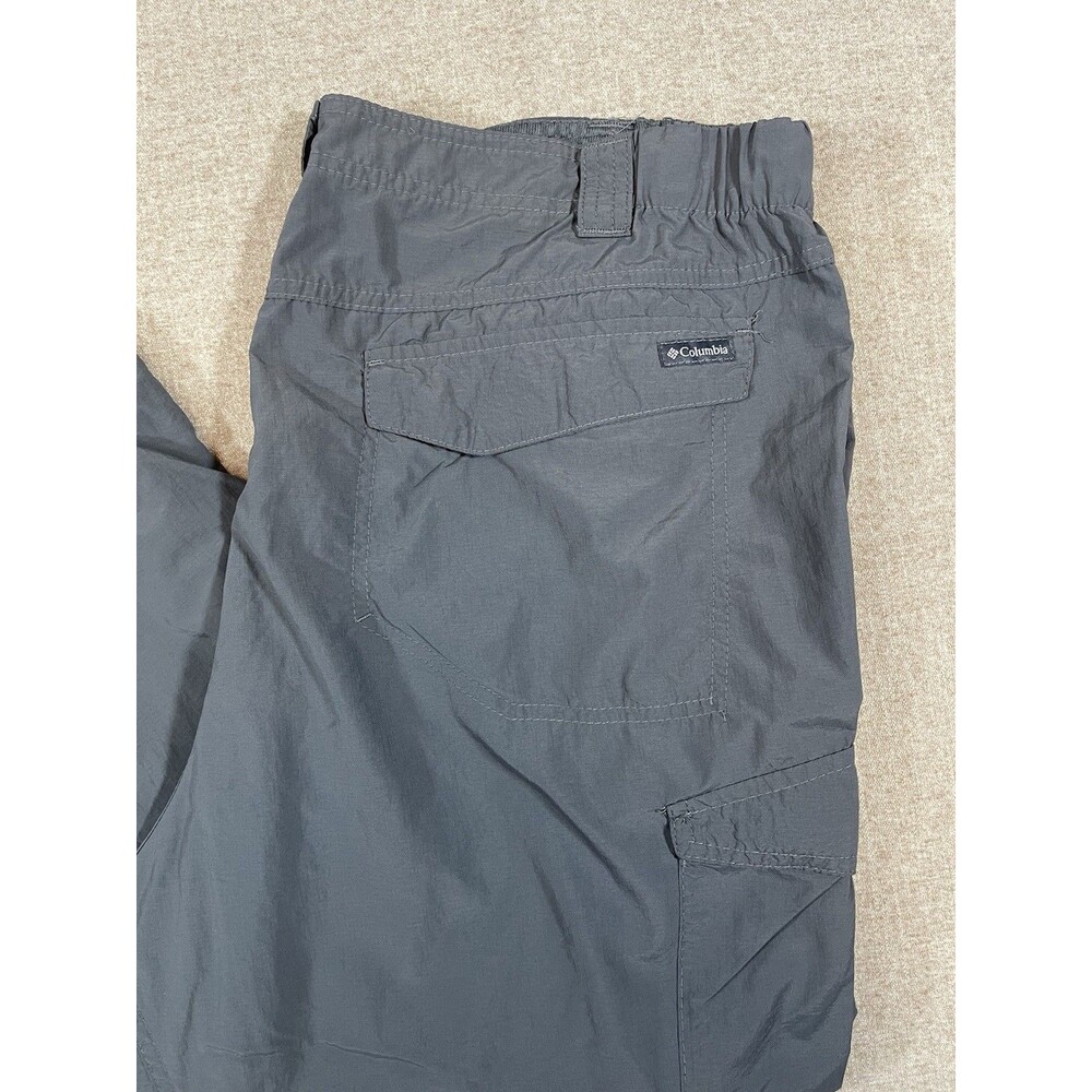 Columbia Omni-Shade Convertible Hiking Zip-Off Cargo Pants Men’s 42x32 Gray - Picture 2 of 12